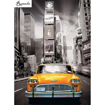 

Modern architecture door Embroidery diamond 5D DIY paintings 3D Cross stitch kits mosaic paintings wall stickers decors RS3226