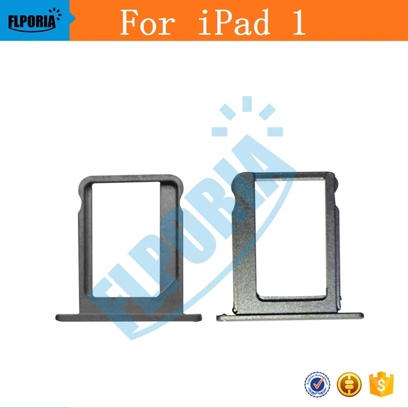 

For iPad 1 Sim Card Slot Tray Holder 5 Pcs Replacement Parts Original New Tray Holder For Apple iPad 1 Free Shipping