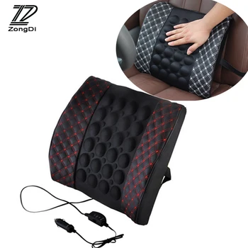 

ZD 12V Massage Lumbar Support Cushion Car Seat Pillow For Hyundai I30 IX35 Nissan Juke Subaru Suzuki Vitara Swift Opel Insignia