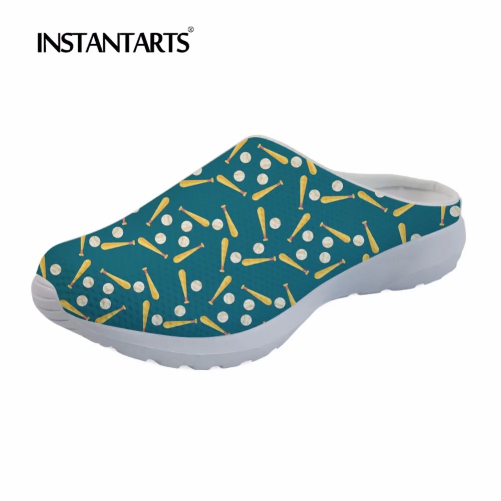 Женские босоножки INSTANTARTS повседневные сандалии с 3D принтом баскетбольные для