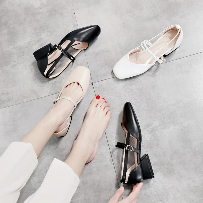 Zapatos De Mujer сандалии гладиаторы женские слипоны на квадратном каблуке Летние