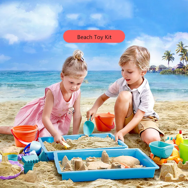 Children's Portable Sand Castle Toys Sand Digging Tools Baby Bathing Duckling Water Playing Snow Playing Model Toy Suit Children's Portable Sand Castle Toys Sand Digging Tools Baby Bathing Duckling Water Playing Snow Playing Model Toy Suit