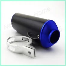 ЧПУ синий глушитель с зажимом для 50cc 90cc 110cc 125cc 140cc 150cc 160cc SSR YCF Thumpstar яма велосипеды грязи картинг