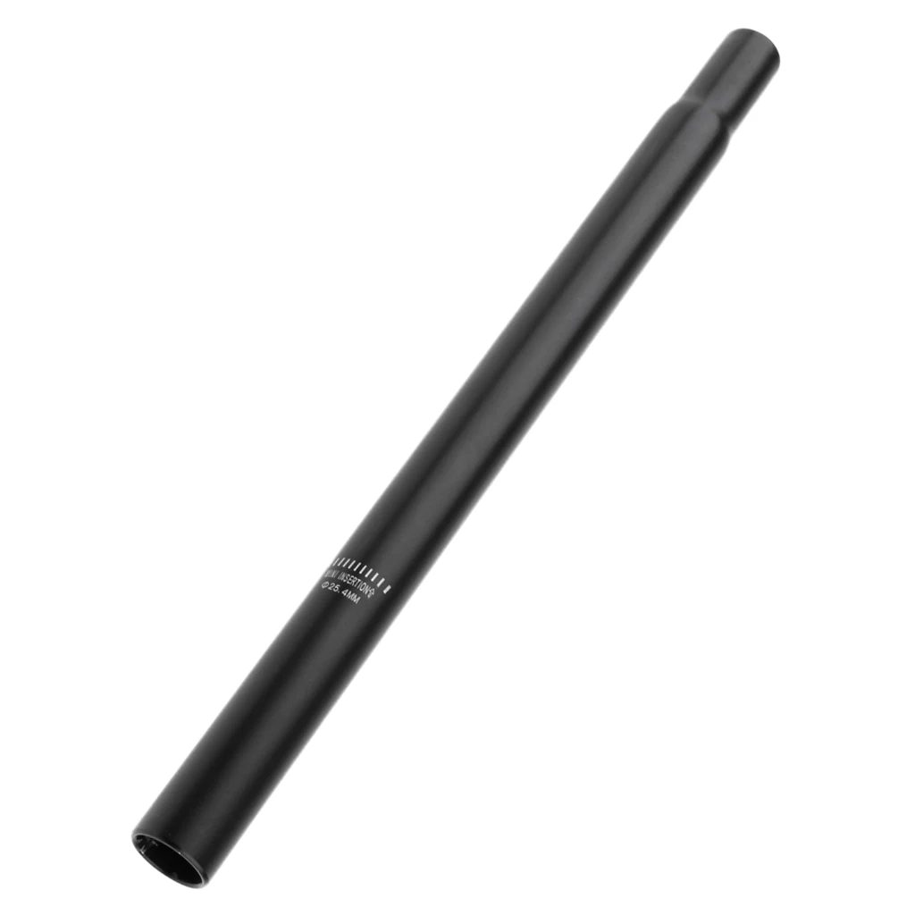 Universal Aluminum Alloy Bike Bicycle Seatpost Seat Post Replacement 25.4mm x 25 cm Black