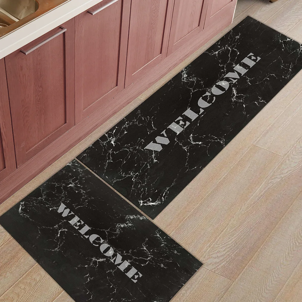 Мраморный узор Welcome1Doormats для входного Пути Грязи мусор Траппер сапог скребок для обуви Нескользящая подложка впитывающая воду