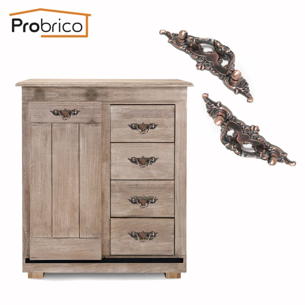Probrico Furniture Drawer Handle PD572 Zinc Alloy Antique Bronze/Antique Copper Vintage Kitchen Cabinet Knob Cupboard Pull Probrico Furniture Drawer Handle PD572 Zinc Alloy Antique Bronze/Antique Copper Vintage Kitchen Cabinet Knob Cupboard Pull