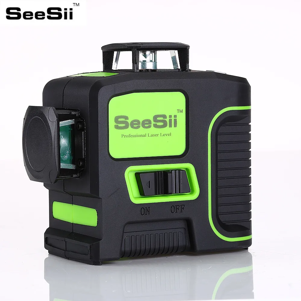 

Laser Level 12 Lines 3D Level Self-Leveling 360 Horizontal And Vertical Cross Super Powerful Green Laser Level