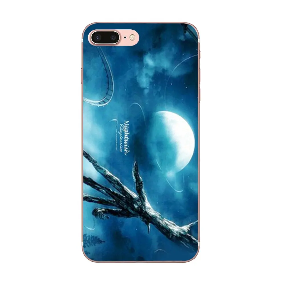 Металлический музыкальный логотип Nightwish Theater мягкий персональный узор для Huawei P7 P8