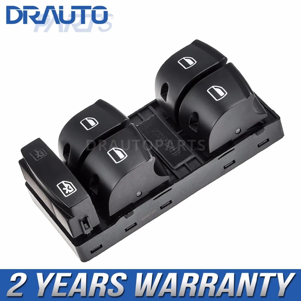 

Front Left Window Control Switch For Audi C6 A3 8P1 8PA 2003-2014 Q7 4L 2006 2007 2014 SUV OEM#4F0959851 4F0959851F