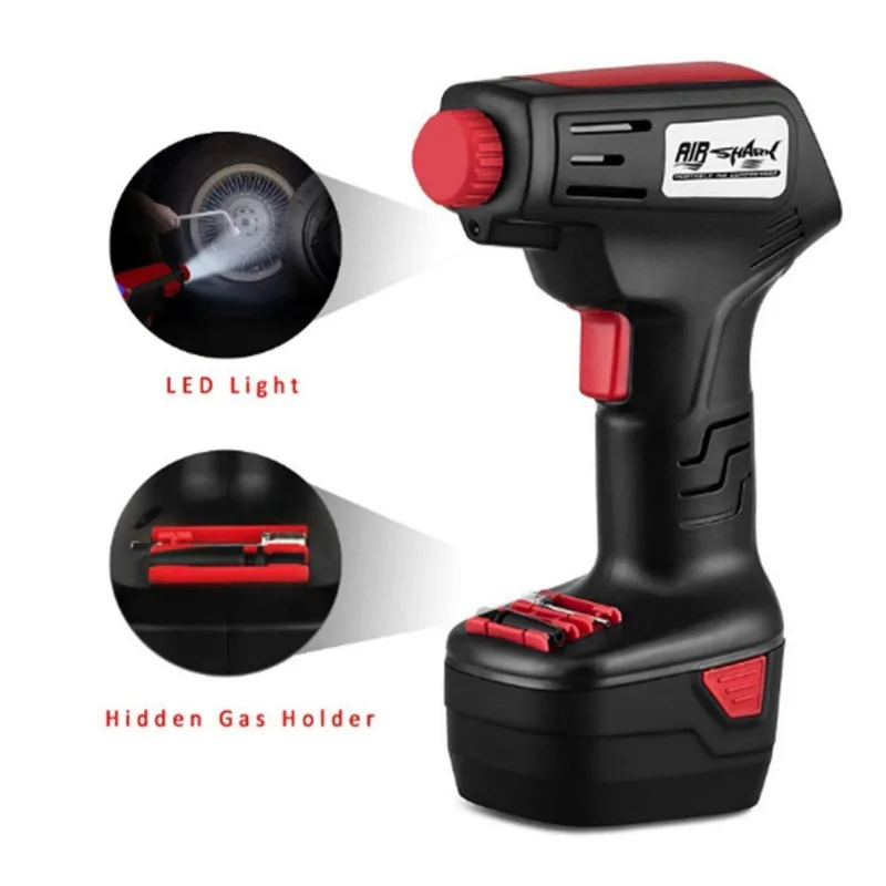 Newest Portable Mini Inflatable Pump Pistol Air Emergency Tool 12V High Power Tire Inflator | Автомобили и мотоциклы