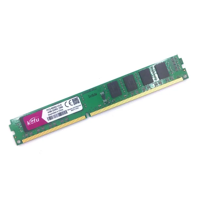 Оперативная память KEFU DDR3 2 ГБ 4 Гб 1066 МГц для настольного компьютера ПК ОЗУ Память