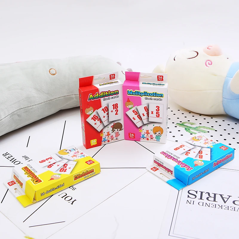 

Pocket Flash Cards Math Learning Educational Games Cards Advances Study Cards Teaching Cards Flash Memory Game Playing Card