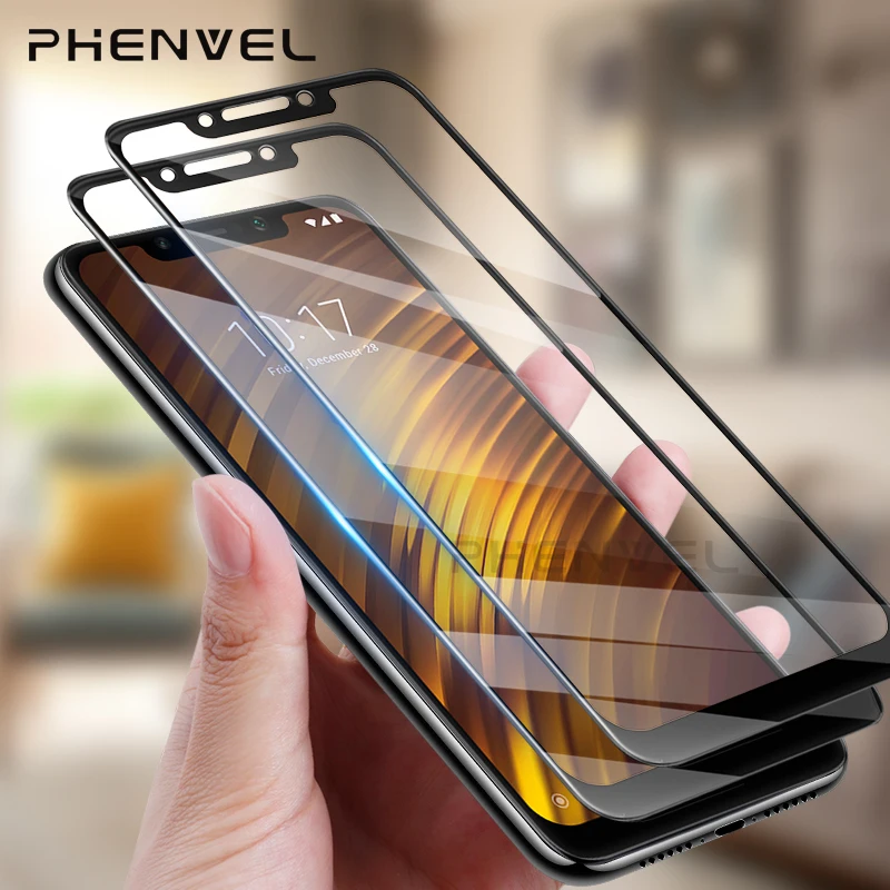 

2pcs 2.5D Protective Glass for Pocophone F1 screen protector For Xiaomi Mi 8 A2 Lite Mi8 Redmi Note 6 PRO Poco f1 tempered glass