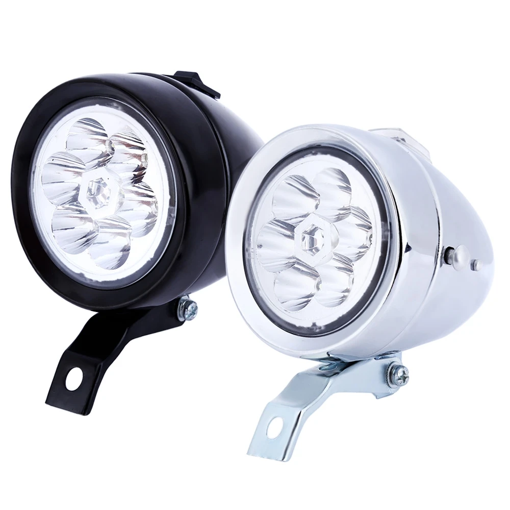 Waterproof Bicycle Headlight Retro Classic Vintage Bike 6 LEDs bright