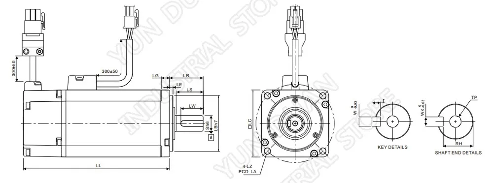 Дельта AC Servo 400 W ASD-B2-0421-B ECMA-C20604RS B2 0.4KW 1.27NM 3000 об/мин 60 мм привода комплект с 3 м кабель в Nbox