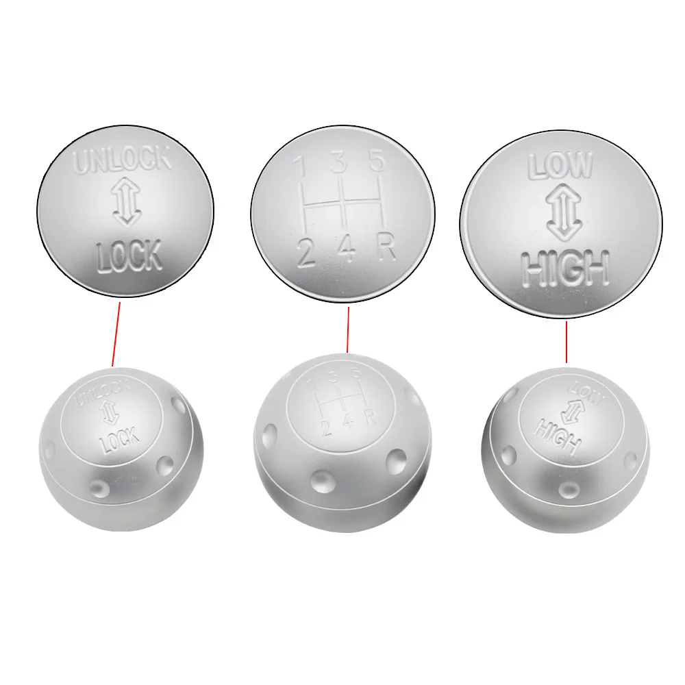 Car Auto Part Aluminum Alloy Gear Shift Head Trim For LADA NIVA Accessories (1)