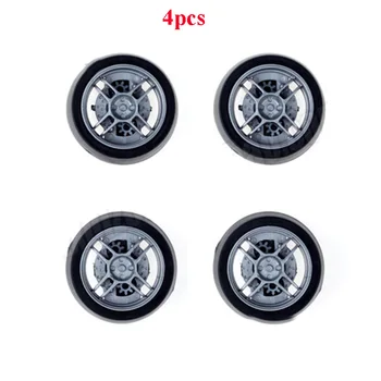 

4Pcs 15387 Soft Rubber Tire Slope Differential Wheel Hub Rim for RC Model Cars Tamiya Mini 4WD Racing Car Accessories