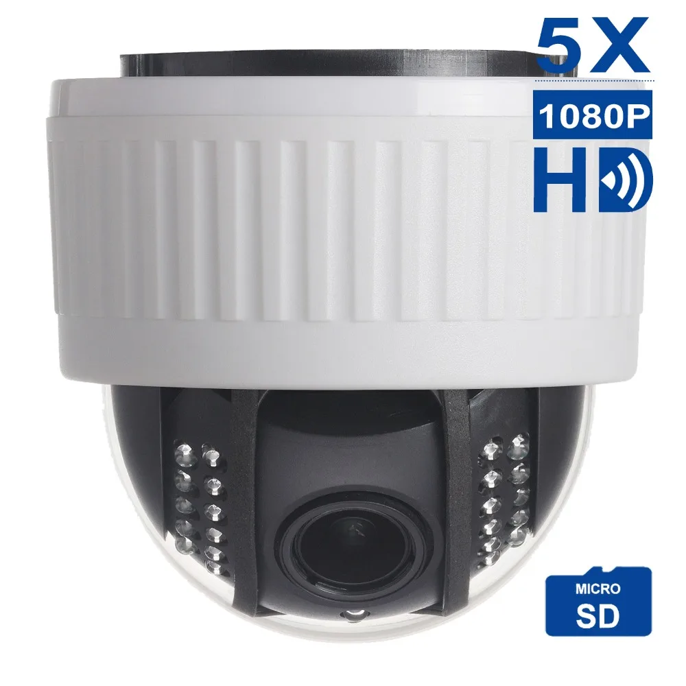 

1080P HD WIFI PTZ Dome IP Camera 2MP Night Vision Security Video Webcam PTZ Surveillance Camera Onvif Black Color Indoor
