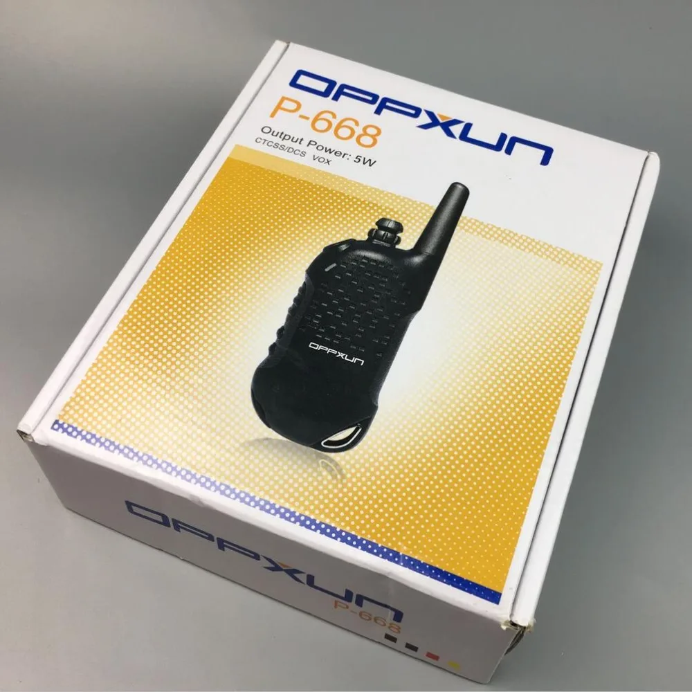 Oppxun p-688 Профессиональные FM трансивер Двухканальные рации Профессиональный CB Радио трансивер 5 Вт VHF и UHF Ручной p688 для Охота