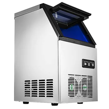 

50KG Commercial Ice Maker Machine Ice Machine Digital Control Refrigeration Reservation Setting Adjustable Environment Temperat