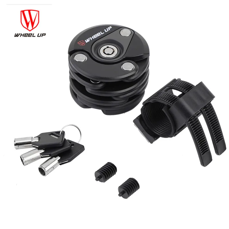 

WHEEL UP Bicycle Chain Lock Folding Lock Hamburg style ,high theft-proof performance,convenient installation and operation