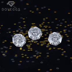 DOVEGGS F Цвет Лаборатория Grown синтетический бриллиант свободные камень яркий Octagon резки VVS1 Тесты положительный