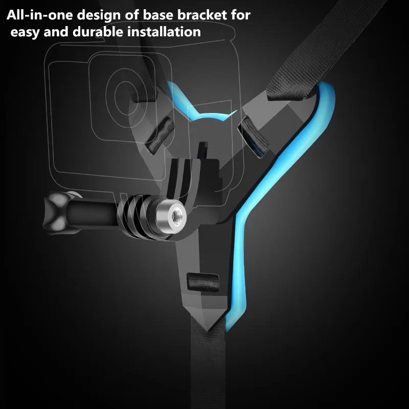 Helmet Chin Mount Adapter Extension Holder Motorcycle Helmet front bracket For GoPro Hero 7 6 4 SJCAM Xiaomi Yi 4K Action Camera  (9)