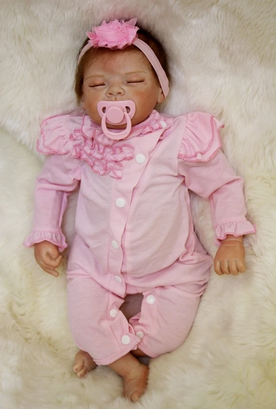 Bebe reborn menina 2" силиконовые куклы reborn baby, подарок для детей, мягкие на ощупь, настоящие, для новорожденных, bonecas reborn