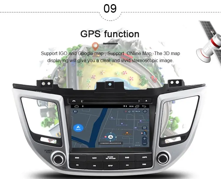 Perfect JDASTON Android 9.1 Car DVD Player For Hyundai Tucson/IX35 2015 2016 2017 Multimedia GPS Navigation 2 Din Car Radio Audio WIFI 10