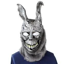 Забавные Хэллоуин Донни Дарко FRANK the Bunny маска кролика латекс накладные с Мех животных Взрослый Костюм животных маски для вечерние партии