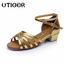 Новая детская обувь на шнуровке с мягкой подошвой для латинских вальсов, латинских танцев, Брендовая обувь для бальных танцев для девочек WD002