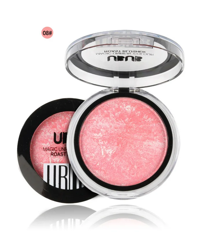 UBUB 8 Color Baked Blush Make up Blush Rose Bronzer Mineralize Rubor Cheek Color Blusher Palette Petal Face Blush (5)