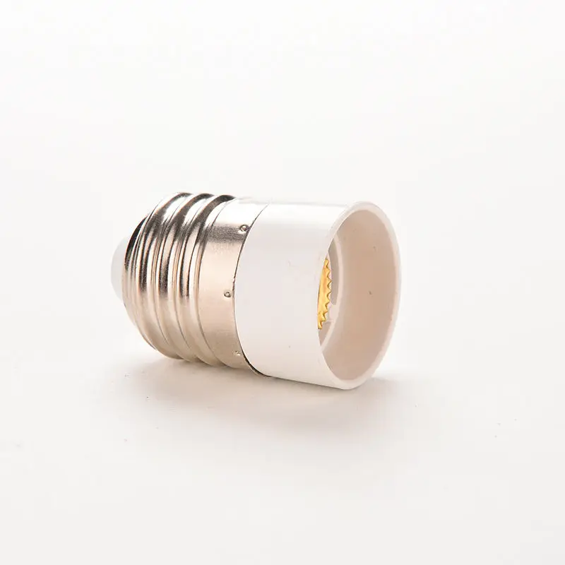5 шт./лот огнеупорный материал E27 к E14 держатель лампы конвертер гнездо преобразования светильник лампа базовый тип адаптер