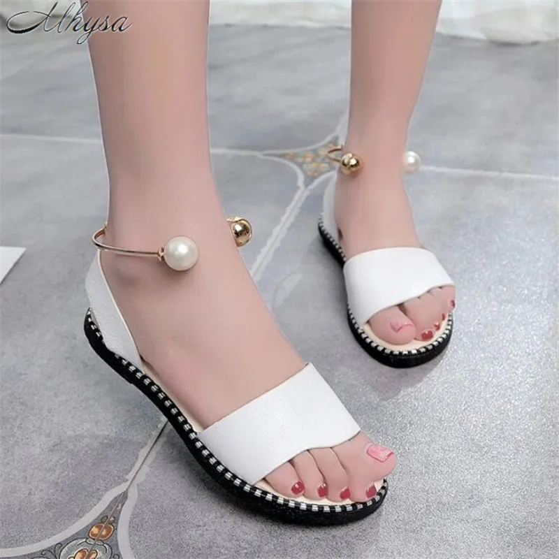 Mhysa 2019 New Summer font b Women b font Sandals Flip Flops Fashion Rome Breathable Non