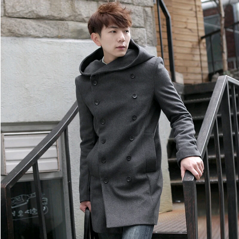 Excelled Men S Double Ted Peacoat Extended Sizes Free Fellini Tailored Herringbone Twill Mens Peacoat From Slater Menwear Aw15 Collection