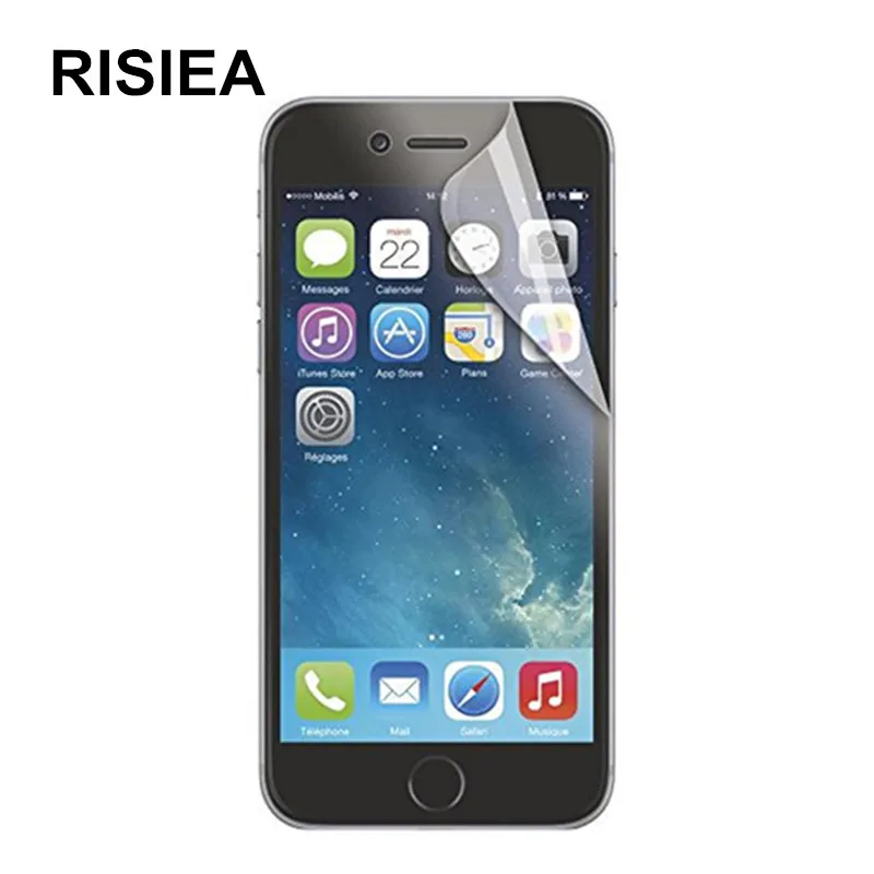 RISIEA 5 шт Передняя Матовая пластиковая мягкая защитная пленка для экрана для iPhone 7 8 Plus X 4 4S 5 5S SE 6 6S XR XS Max