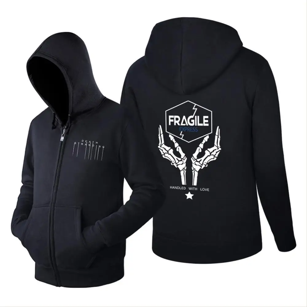 

Death Stranding Cosplay Hoodie Zip Up Sweatshirt Hooded Coat Men Women Jacket Autumn Coat Cardigan