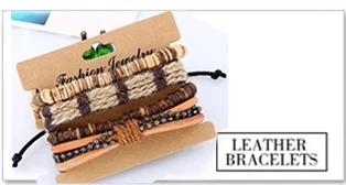 Новые браслеты из натуральной кожи в стиле панк для мужчин с широкими манжетами и модная Бижутерия Браслеты коричневый черный браслет