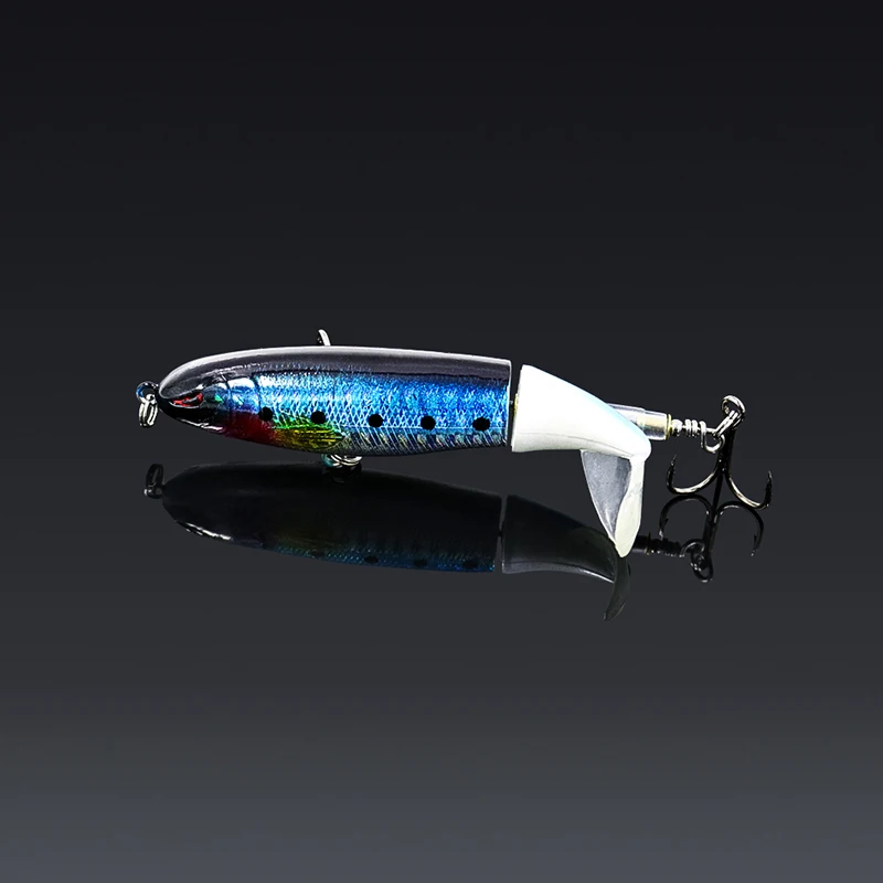 الهائل Plopper طعم سنارة صيد توبواتر الدورية الذيل العائمة إغراء Wobblers بوبر الصعب إغراء الطعم الاصطناعي 10 سنتيمتر 13g