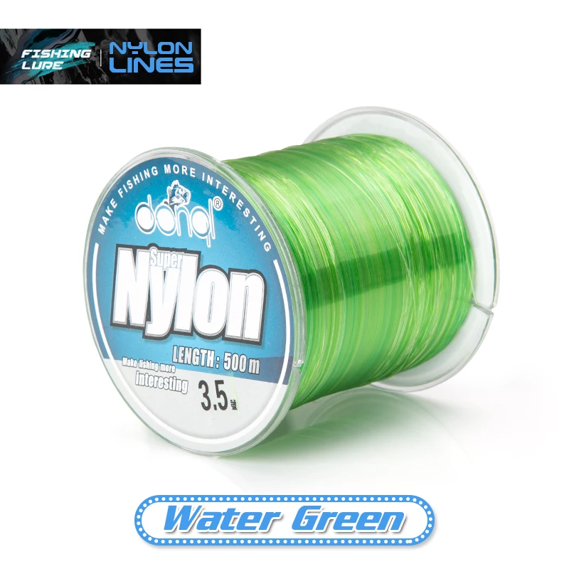 DONQL 500m Super Strong Nylon Fishing Line Monofilament Wire 2-22.5LB Saltwater Freshwater Fly Fishing Line Pesca Carp Tool (14)