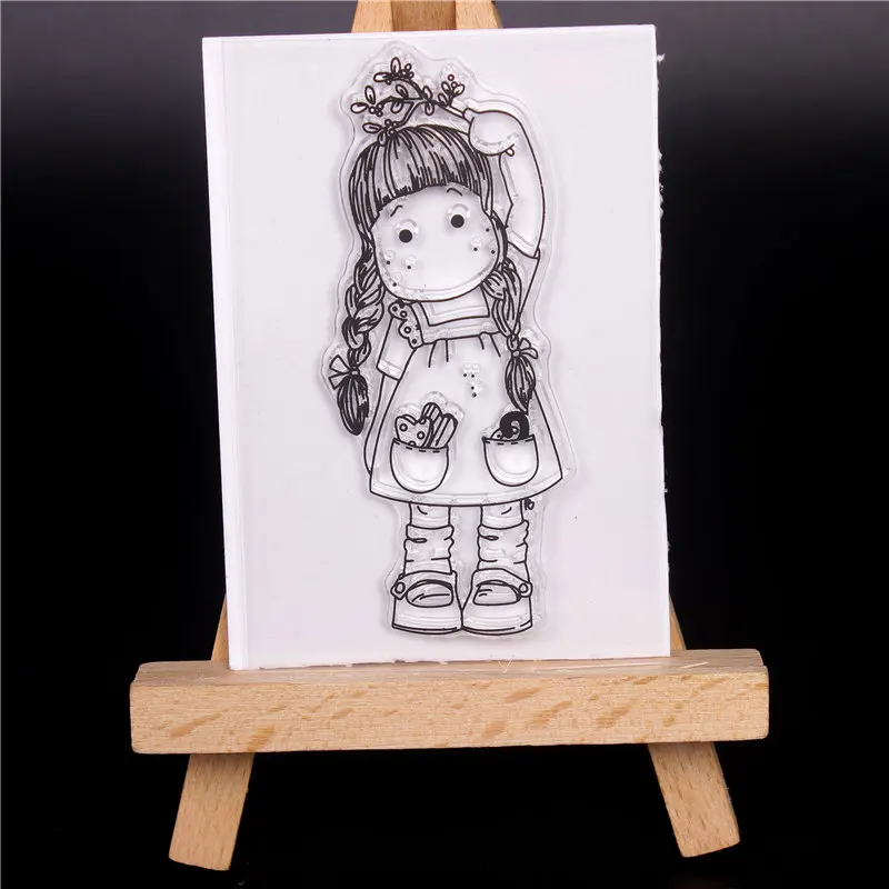 

New Alphabet Transparent Silicone Clear Rubber Stamp Sheet Cling Scrapbooking DIY Cute Pattern Photo Album PaperCard Decor Stamp