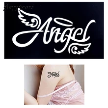 1 шт хна трафаретные татуировки аэрограф картина шаблон крыло Ангела Дизайн индийская маленькая хна татуировки трафарет для боди-арта Мода G42