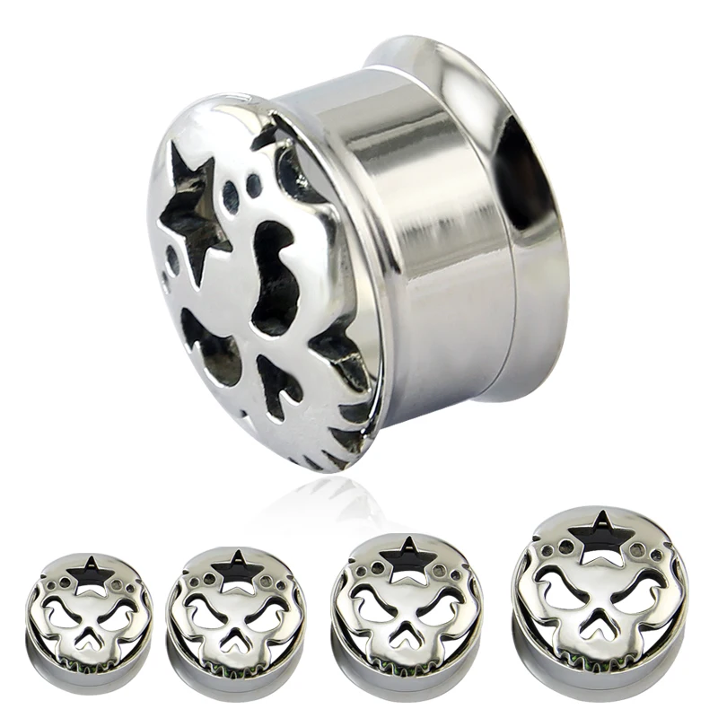 316 Stainless Steel Ear Plug Cheap Ear Plugs Gauges Buy Jeweled Ear