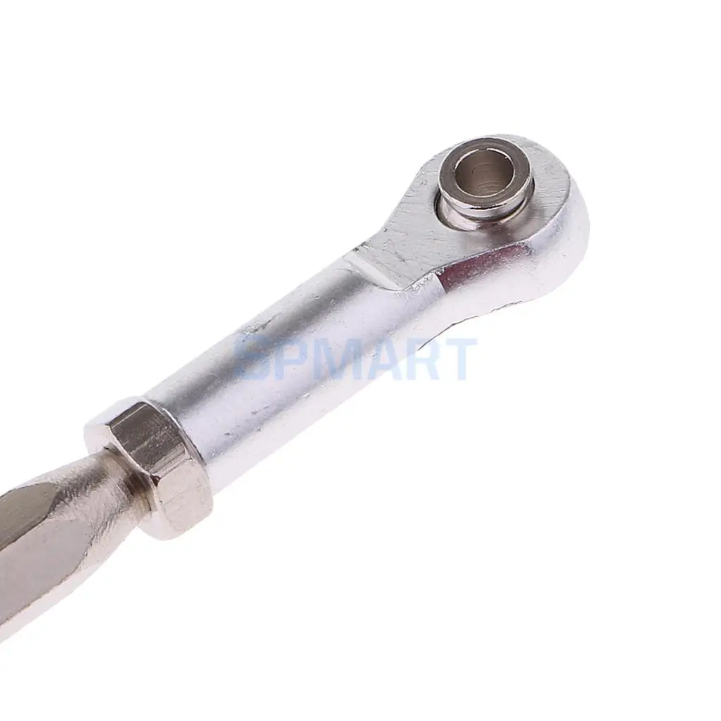 6Pcs 1/10 RC Car Steering Servo Linkage Turnbuckle Front Rear 166617 166017 106017 for Redcat HSP Truck