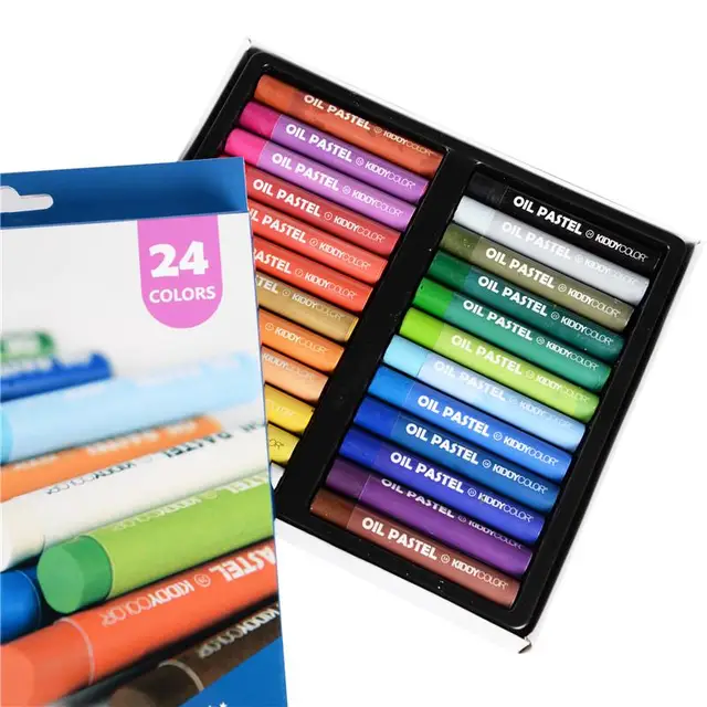 online shop 24 36 colors kid crayon oil pastel drawing set count box