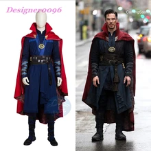 avengers endgame 4 Doctor Strange Cosplay Costume Stephen Steve Vincent Strange Costume Marvel Movie Superhero Costume doctor strange costume dr strange steve cosplay costumes outfit superhero battle suit blue red magic cloak full set custom made