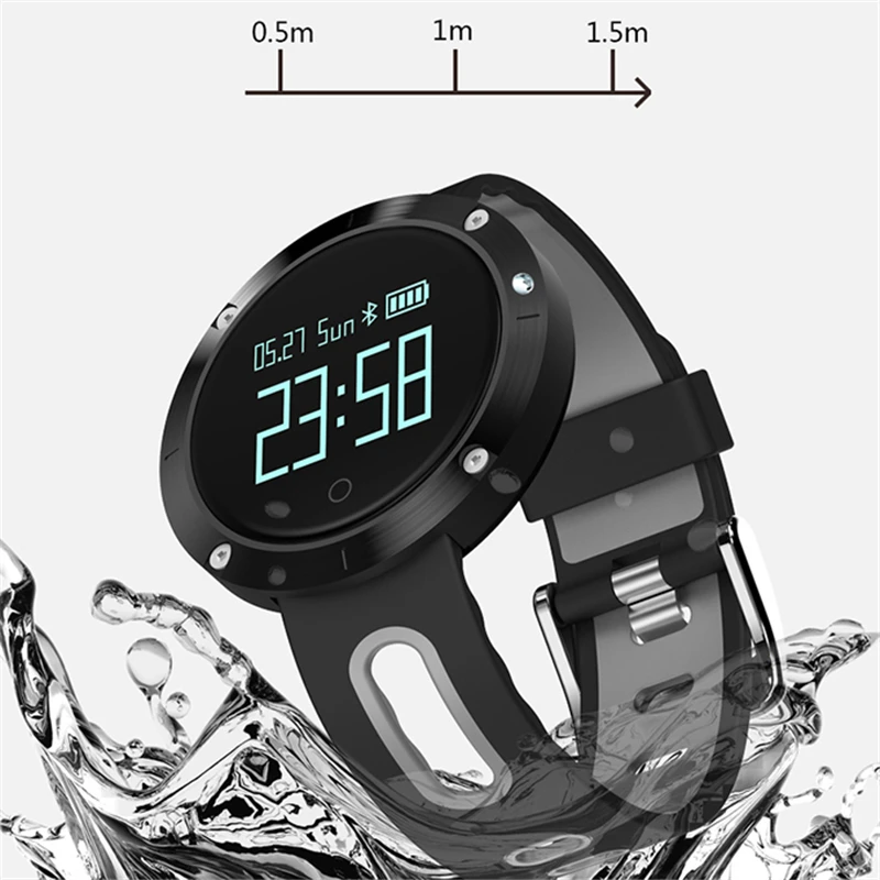 

Outdoor Sports Smart Watch DM58 Bluetooth Fitness Blood Pressure Sleep Monitor Waterproof Smart Watch Suitable for Android IOS