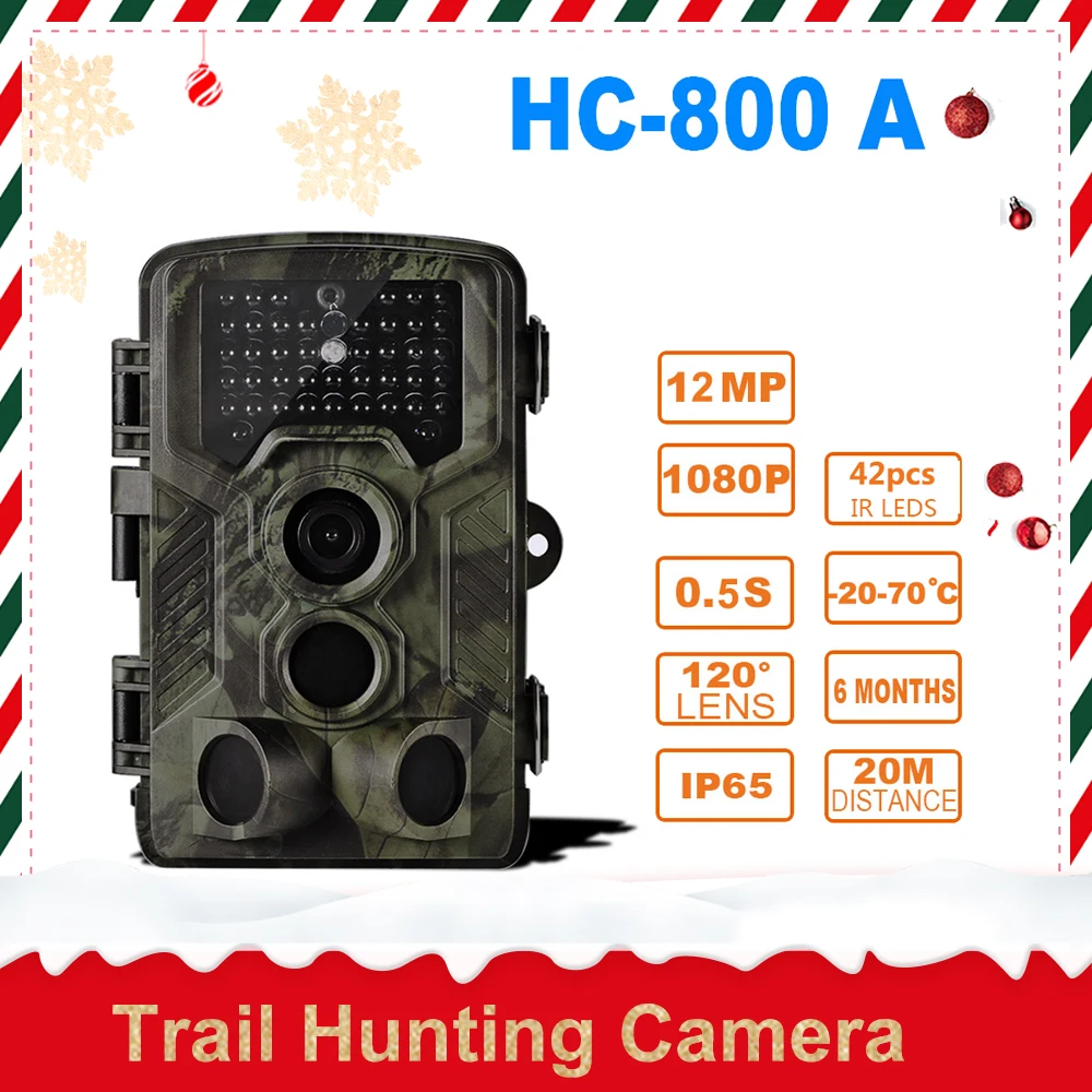 

16MP 1080P Wildlife Trail and Game Camera Outdoor Hunting Scouting Camera Digital Surveillance Camera 65ft Infrared Night Visio