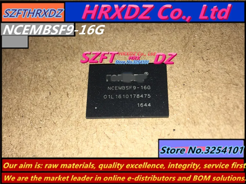 

SZFTHRXDZ 100% new original 1pcs NCEMBSF9-16G NCEMBSF9-32G NCEMBSF9-64G BGA
