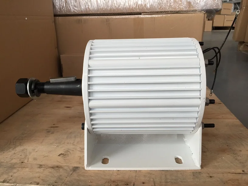 Gerador de Ímã Rpm com Base de Montagem Alta Eficiência 48v - 96v 110v 220v 230v Baixo Permanente Max 2.5kw Pmg High Quality Renovação da Casa